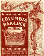 Columbia Barlock Advertisement